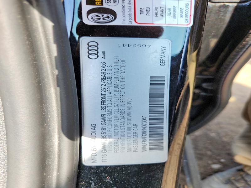 57720576 :رقم المزاد ، WAUF8AFC6HN073041 vin ، 2017 Audi A6 مزاد بيع