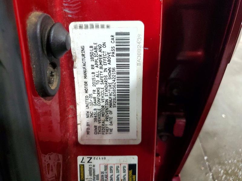Продажа на аукционе авто 2006 Pontiac Vibe, vin: 5Y2SL65856Z422156, номер лота: 59956486