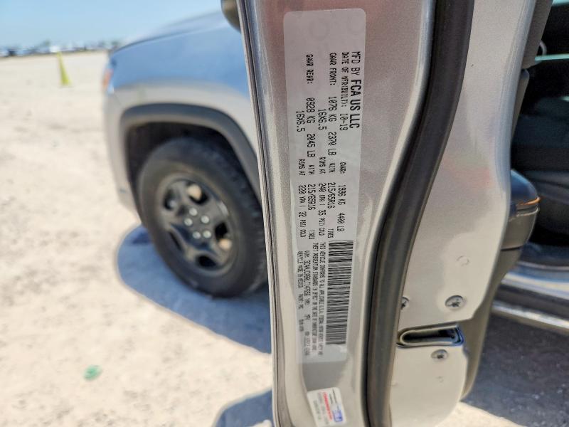 61874046 :رقم المزاد ، 3C4NJCAB0LT147656 vin ، 2020 Jeep Compass مزاد بيع