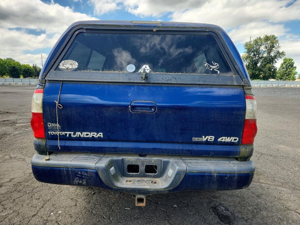 2006 Toyota Tundra მანქანა იყიდება აუქციონზე, vin: 5TBDT48186S534147, აუქციონის ნომერი: 61445636