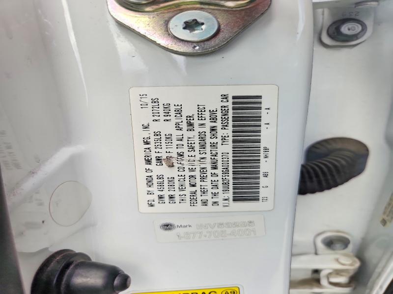 Aukcja sprzedaży 2016 Acura Tlx, vin: 19UUB2F59GA000370, numer aukcji: 62001006