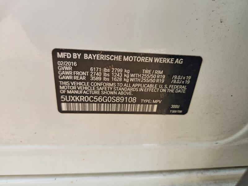 Продажа на аукционе авто 2016 Bmw X5, vin: 5UXKR0C56G0S89108, номер лота: 59400706