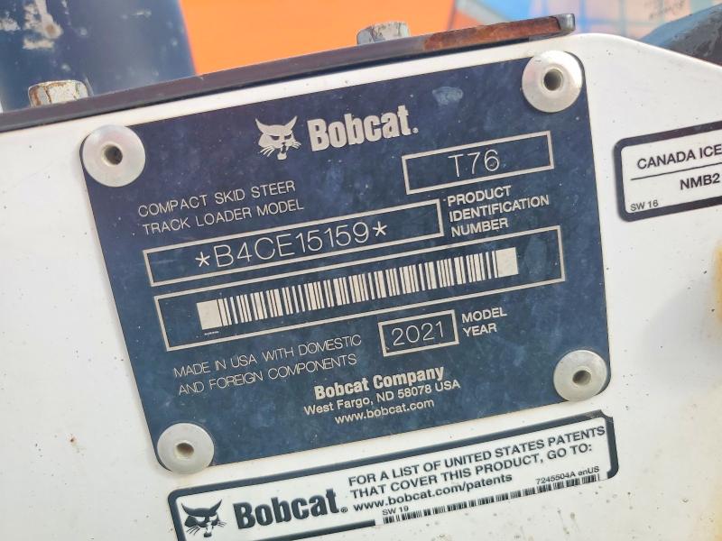 Продаж на аукціоні авто 2021 Bobcat Skid Steer, vin: B4CE15159, номер лоту: 60406956