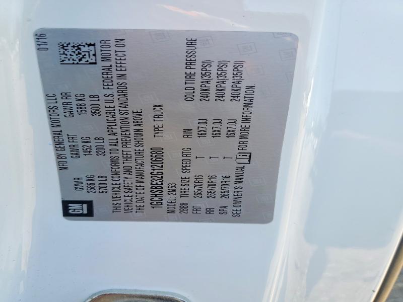 61011526 :رقم المزاد ، 1GCHSBE32G1206680 vin ، 2016 Chevrolet Colorado مزاد بيع