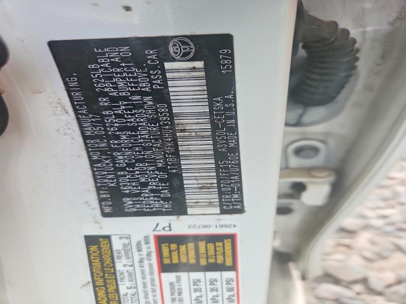 Aukcja sprzedaży 2017 Toyota Camry, vin: 4T1BF1FK4HU439580, numer aukcji: 61898476