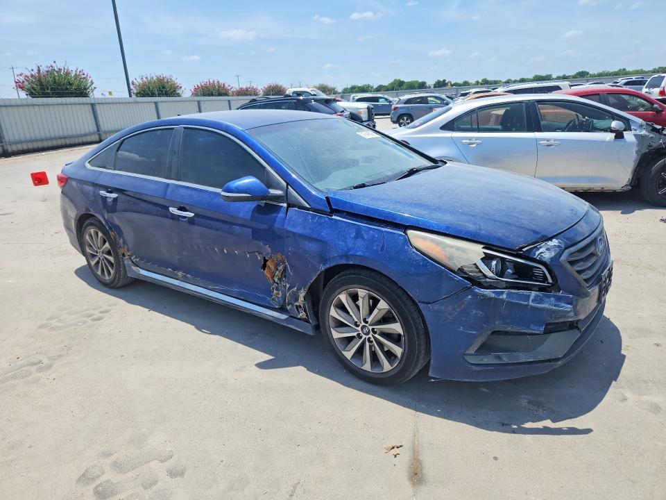 2015 Hyundai Sonata მანქანა იყიდება აუქციონზე, vin: 5NPE34AFXFH080247, აუქციონის ნომერი: 61646306