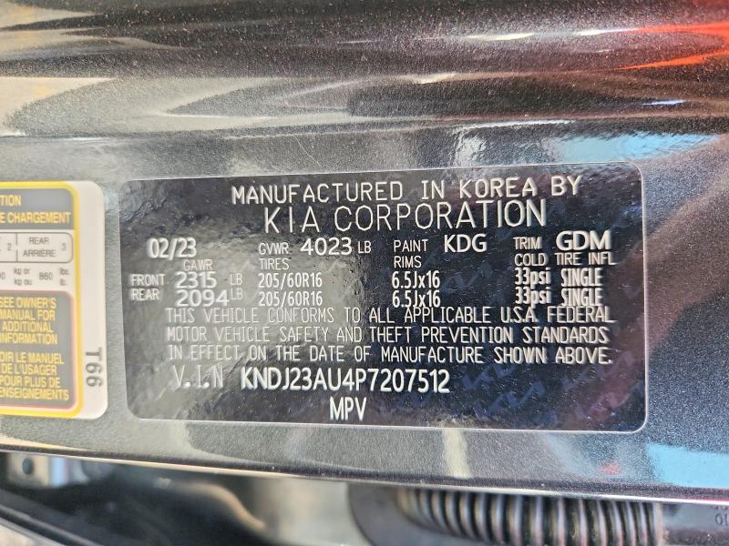 Продаж на аукціоні авто 2023 Kia Soul, vin: KNDJ23AU4P7207512, номер лоту: 61490876