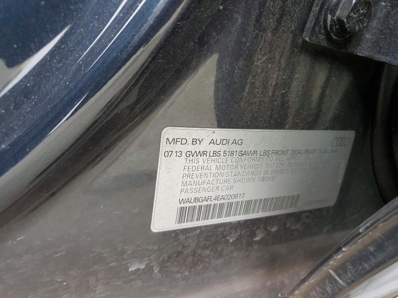 Aukcja sprzedaży 2014 Audi S4, vin: WAUBGAFL4EA020617, numer aukcji: 60235936
