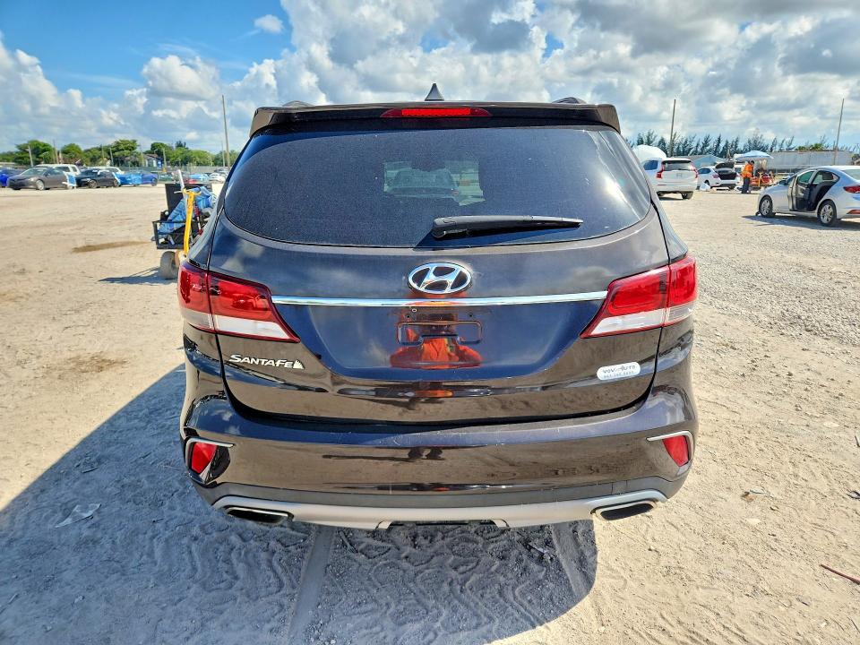 56193976 :رقم المزاد ، KM8SM4HF3HU178160 vin ، 2017 Hyundai Santa Fe مزاد بيع