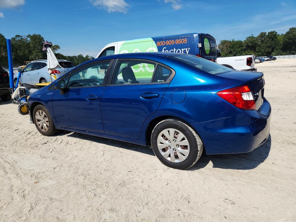 Продажа на аукционе авто 2012 Honda Civic, vin: 2HGFB2F59CH506124, номер лота: 59571856