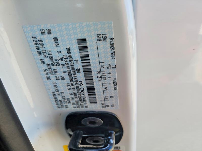 Aukcja sprzedaży 2025 Ford F150, vin: 1FTEW2LP5SKE17548, numer aukcji: 59357126