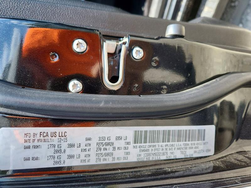 Продажа на аукционе авто 2016 Ram 1500, vin: 1C6RR7NM6GS218676, номер лота: 59977196