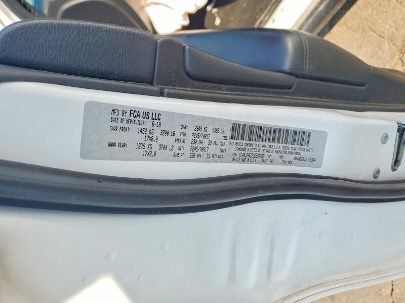 85452445 :رقم المزاد ، 1C4RJFAG7KC834383 vin ، 2019 Jeep Grand Cherokee مزاد بيع