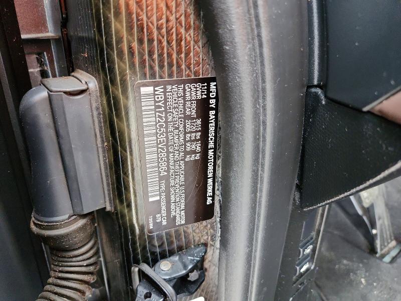 Продаж на аукціоні авто 2014 Bmw I3, vin: WBY1Z2C53EV285864, номер лоту: 63009896
