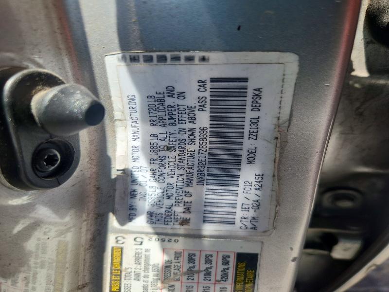 63039376 :رقم المزاد ، 1NXBR32E17Z858696 vin ، 2007 Toyota Corolla مزاد بيع