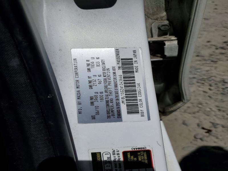 Продажа на аукционе авто 2010 Mazda 3, vin: JM1BL1SG2A1343646, номер лота: 60417496