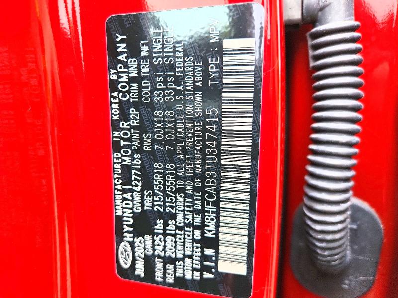 Продаж на аукціоні авто 2026 Hyundai Kona, vin: KM8HFCAB3TU347415, номер лоту: 63053756
