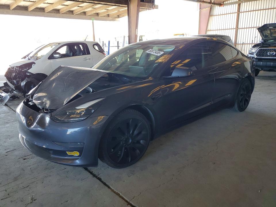 2022 Tesla Model 3 მანქანა იყიდება აუქციონზე, vin: 5YJ3E1EA0NF155176, აუქციონის ნომერი: 60873486