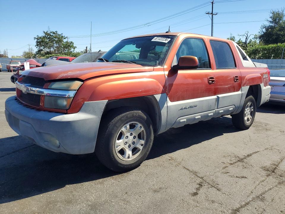 Продажа на аукционе авто 2002 Chevrolet Avalanche, vin: 3GNEK13T62G329125, номер лота: 61122236