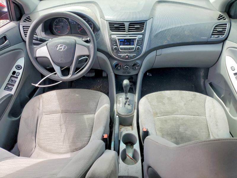 59152046 :رقم المزاد ، KMHCT4AE1HU338299 vin ، 2017 Hyundai Accent مزاد بيع
