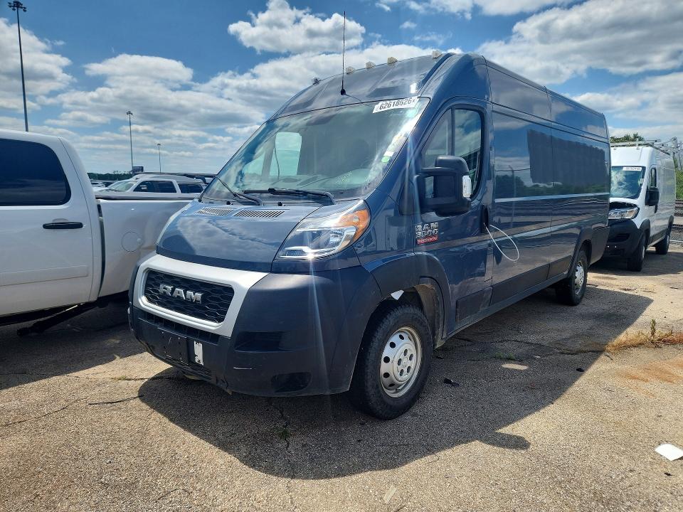 Продажа на аукционе авто 2021 Ram Promaster 3500, vin: 3C6MRVJG8ME536618, номер лота: 62618626