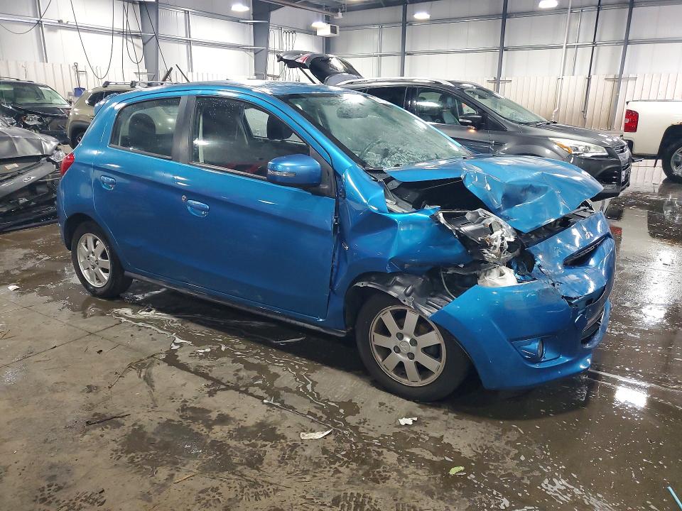 2015 Mitsubishi Mirage მანქანა იყიდება აუქციონზე, vin: ML32A4HJ1FH040000, აუქციონის ნომერი: 60383966