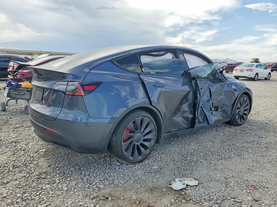 2021 Tesla Model  Y მანქანა იყიდება აუქციონზე, vin: 5YJYGDEF7MF215756, აუქციონის ნომერი: 59294376
