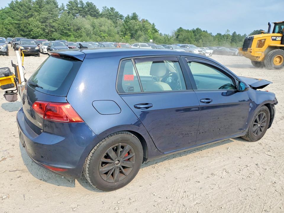 2016 Volkswagen Golf მანქანა იყიდება აუქციონზე, vin: 3VW117AUXGM022622, აუქციონის ნომერი: 61071436