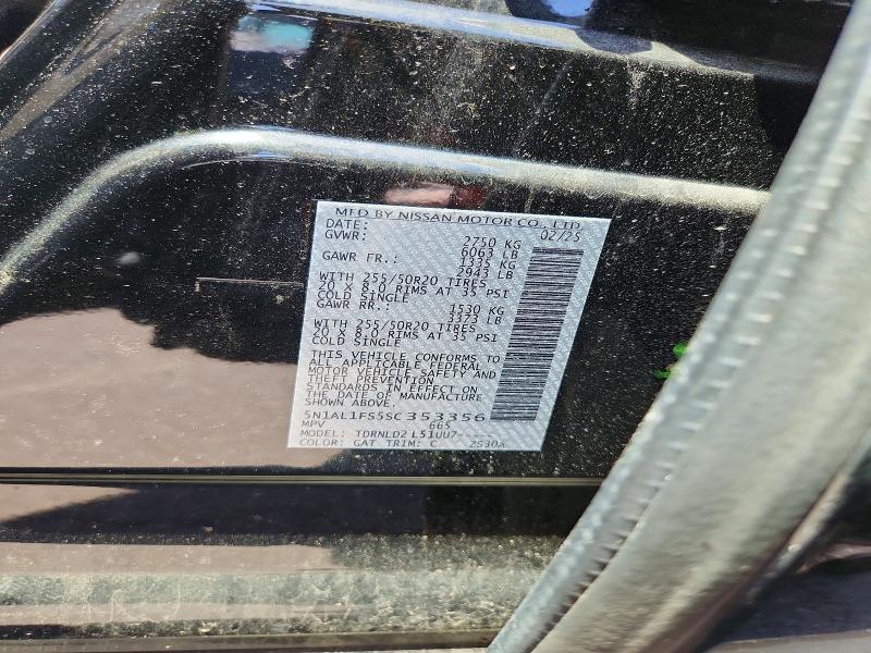 Продажа на аукционе авто 2025 Infiniti Qx60, vin: 5N1AL1FS5SC353356, номер лота: 58313326