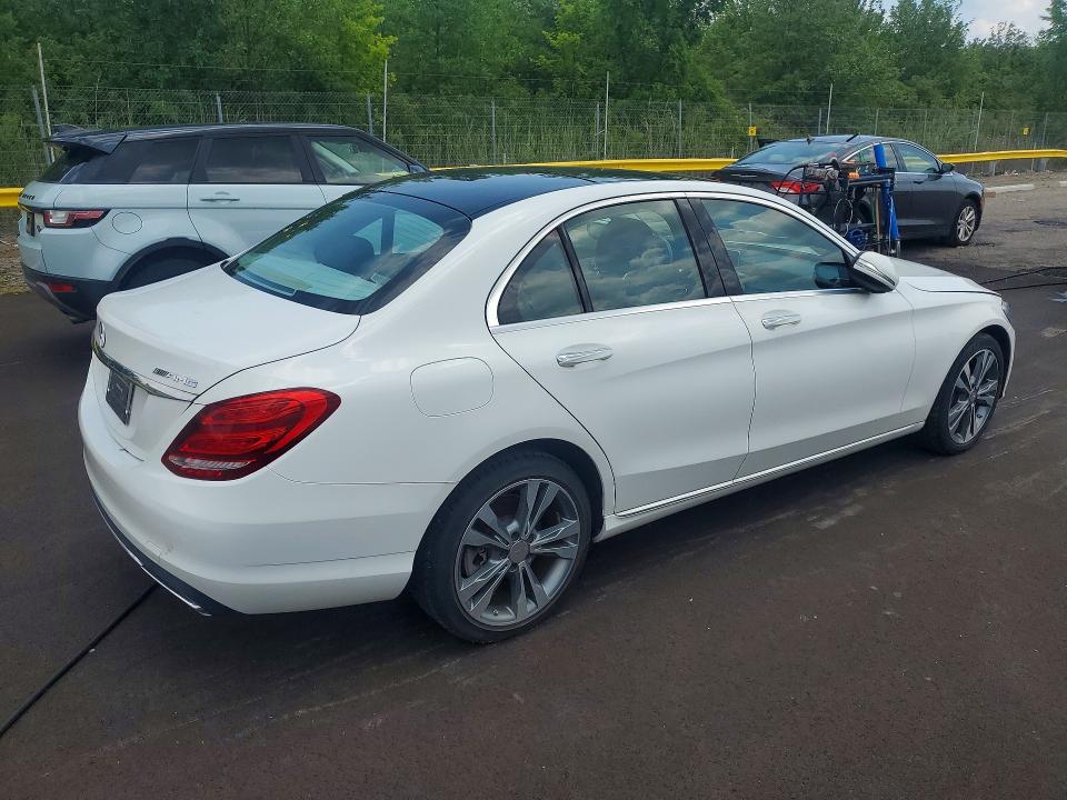 2015 Mercedes-benz C მანქანა იყიდება აუქციონზე, vin: 55SWF4KB5FU003743, აუქციონის ნომერი: 59987376