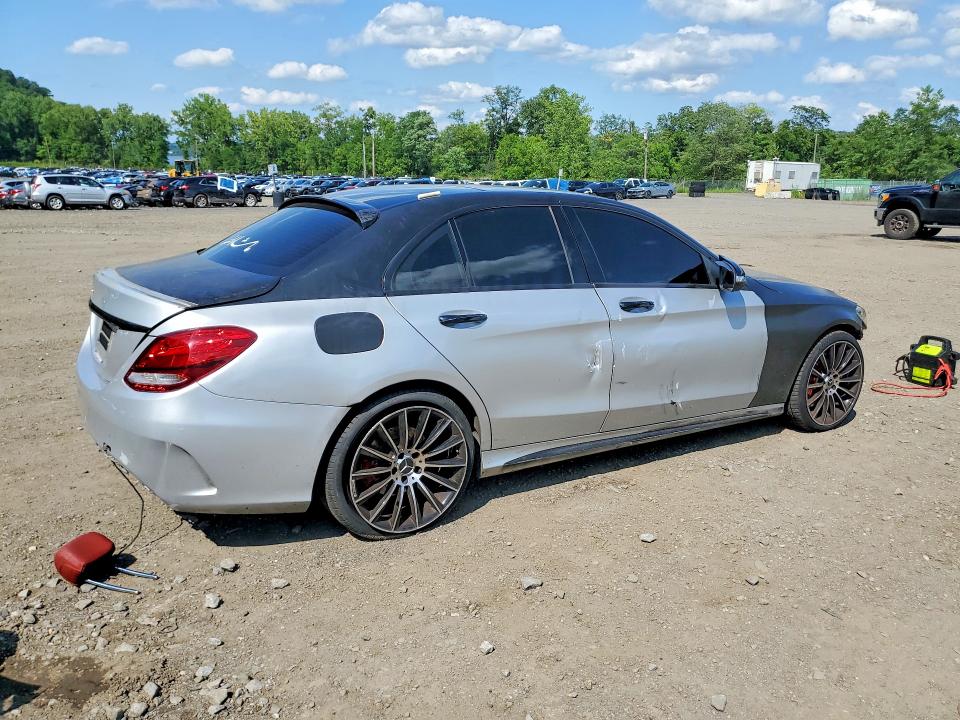 62109016 :رقم المزاد ، 55SWF4JB3HU230613 vin ، 2017 Mercedes-benz C مزاد بيع