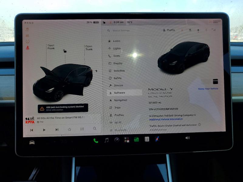 Aukcja sprzedaży 2021 Tesla Model Y, vin: 5YJYGDEE1MF063139, numer aukcji: 58795826