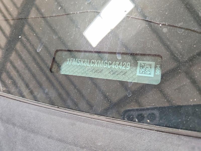61872816 :رقم المزاد ، 1FM5K8LCXMGC48429 vin ، 2021 Ford Explorer مزاد بيع