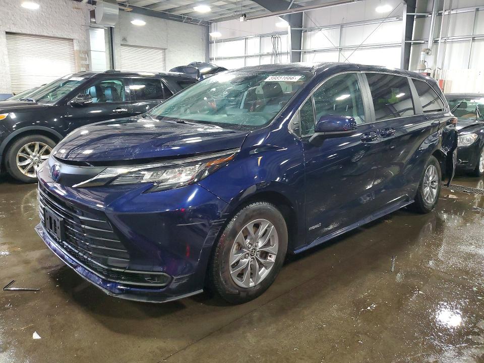 Aukcja sprzedaży 2021 Toyota Sienna, vin: 5TDKRKEC0MS021169, numer aukcji: 59851666