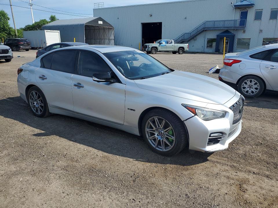 58229676 :رقم المزاد ، JN1AV7AR3FM850334 vin ، 2015 Infiniti Q50 Hybrid مزاد بيع