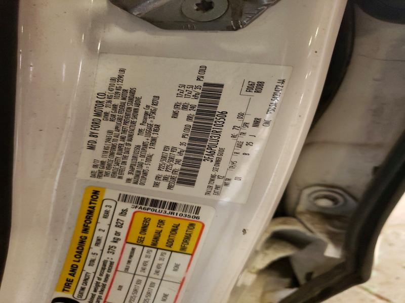Продажа на аукционе авто 2018 Ford Fusion, vin: 3FA6P0LU3JR103506, номер лота: 60872146
