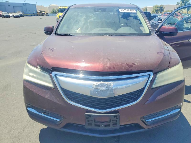 2016 Acura Mdx მანქანა იყიდება აუქციონზე, vin: 5FRYD4H43GB054263, აუქციონის ნომერი: 61166666