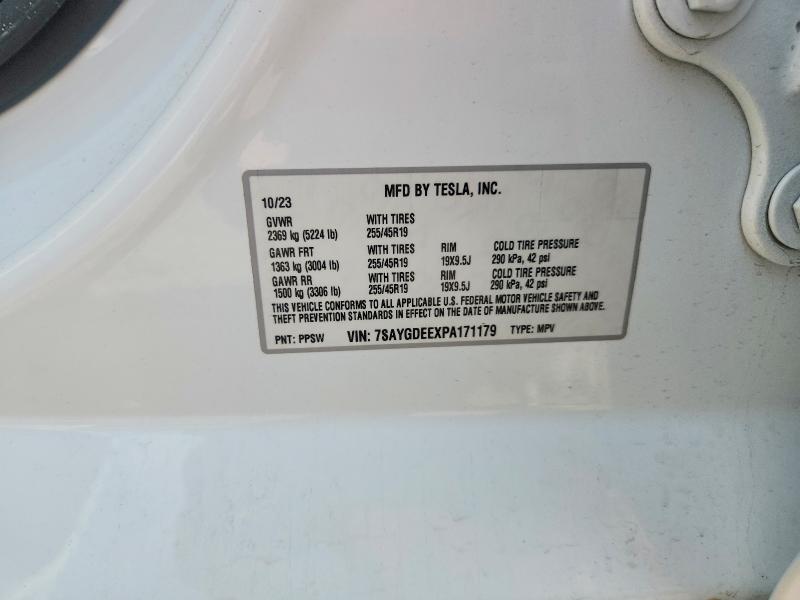 Aukcja sprzedaży 2023 Tesla Model Y, vin: 7SAYGDEEXPA171179, numer aukcji: 60647706
