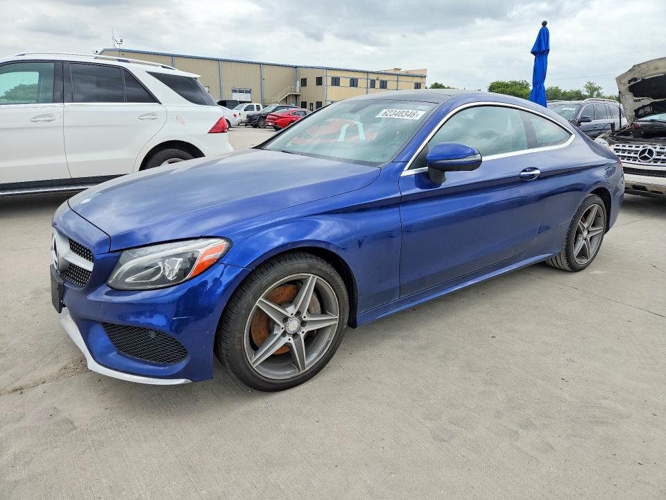 62340346 :رقم المزاد ، WDDWJ4KB5HF440078 vin ، 2017 Mercedes-benz C مزاد بيع