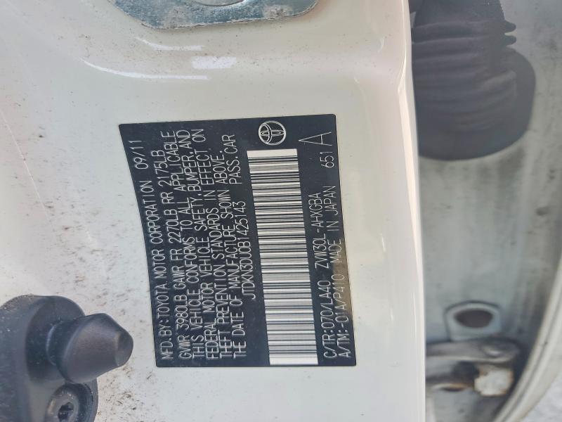Продаж на аукціоні авто 2011 Toyota Prius, vin: JTDKN3DU0B1425143, номер лоту: 61041256