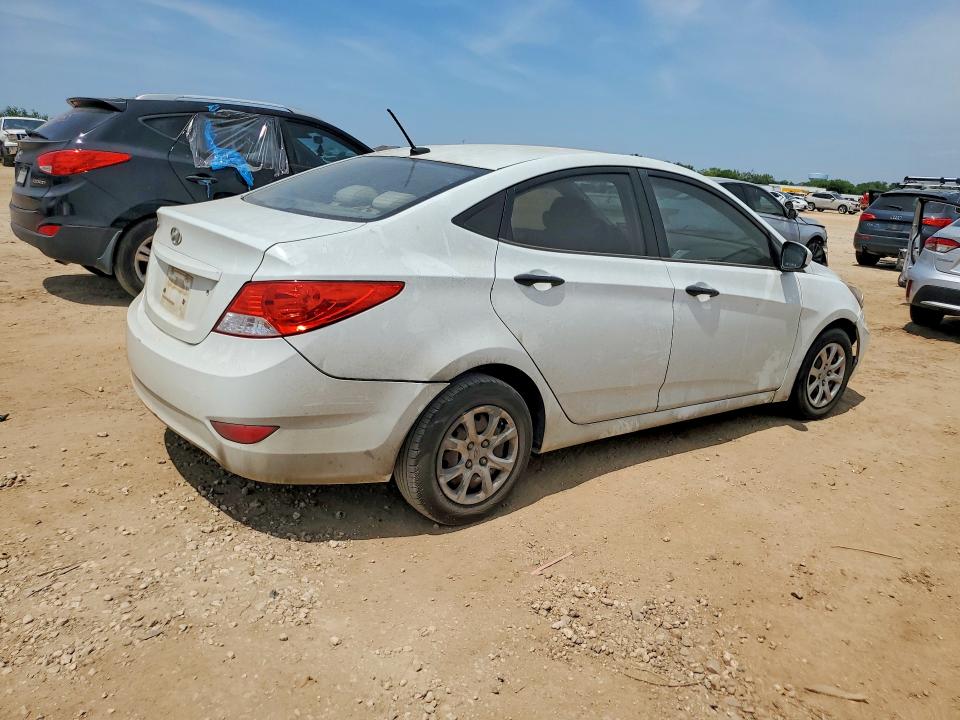 62337116 :رقم المزاد ، KMHCT4AE9CU054086 vin ، 2012 Hyundai Accent مزاد بيع