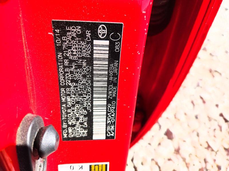 Aukcja sprzedaży 2015 Toyota Prius, vin: JTDKN3DU6F0415132, numer aukcji: 61072136