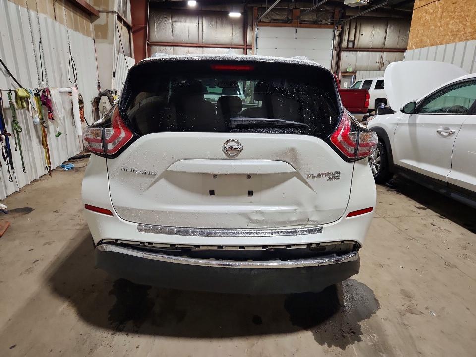 Aukcja sprzedaży 2015 Nissan Murano, vin: 5N1AZ2MH2FN282543, numer aukcji: 61892916