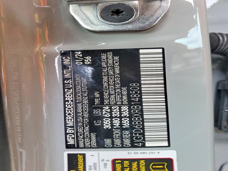 Aukcja sprzedaży 2024 Mercedes-benz Gle Coupe, vin: 4JGFD6BBXRB148508, numer aukcji: 62344686