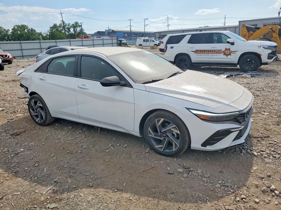 2025 Hyundai Elantra Hybrid მანქანა იყიდება აუქციონზე, vin: KMHLM4DJ2SU166684, აუქციონის ნომერი: 60835326