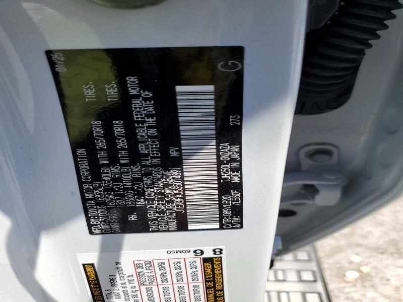 2025 Toyota Land Cruiser მანქანა იყიდება აუქციონზე, vin: JTEABFAJ5S5014891, აუქციონის ნომერი: 60006256