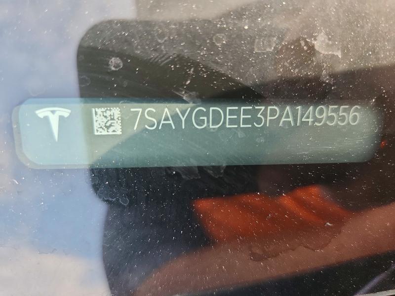 Продажа на аукционе авто 2023 Tesla Model Y, vin: 7SAYGDEE3PA149556, номер лота: 62480006