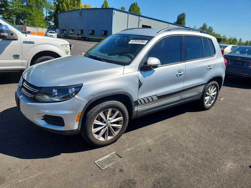 Продаж на аукціоні авто 2017 Volkswagen Tiguan, vin: WVGBV7AX2HK051719, номер лоту: 62689356