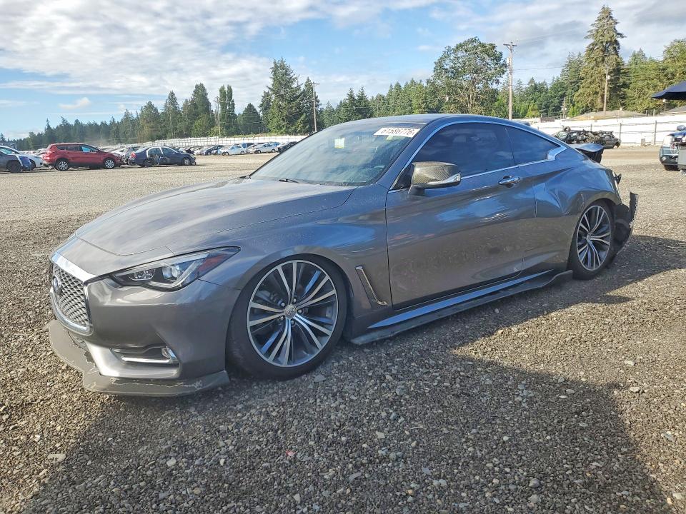 2017 Infiniti Q60 მანქანა იყიდება აუქციონზე, vin: JN1EV7EL2HM554053, აუქციონის ნომერი: 61586776