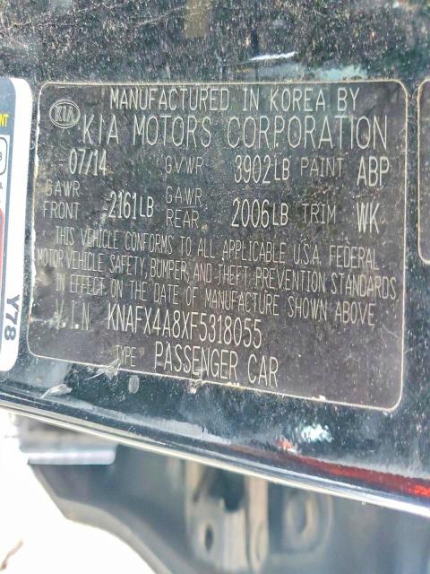 Продаж на аукціоні авто 2015 Kia Forte, vin: KNAFX4A8XF5318055, номер лоту: 59965636